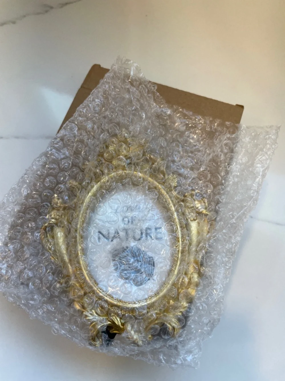 Gold Ornate Oval Picture Frame – Love of Nature